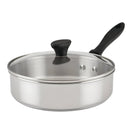 3qt Stainless Steel Covered Saute Pan