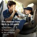 Andi 360° Rotating All-in-One Convertible Car Seat - Escargot
