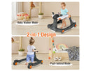 2-in-1 Baby Walker - Foldable Activity Push Walker