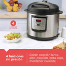 5.7L Electric Pressure Cooker with 7 Functions: Pressure, Slow Cook