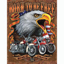 Born Free Metal Sign