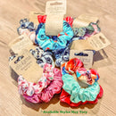 Karma, Velvet Scrunchie Set, 3 pcs, Assorted Colors and Sold Separately