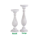 Raz Imports, Candle Holder Distressed, Large Only, Sold Separately, Resin, 13.25"H