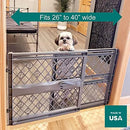 Paws Portable 40" Gate - Pressure Mounted, Fits 26"-40" Wide