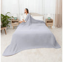 Muslin Blanket for Adults Queen 90” x 90” - Heather