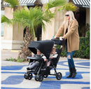 Caboose Too Ultralight Sit Stand Double Tandem Stroller - Black