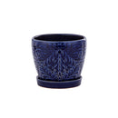 Napco, Cobalt Pot W/Saucer