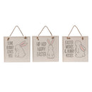Metal Hanging Sweet Bunny Decor (3 assorted)