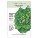 Lettuce, Buttercrunch Butterhead Botanical Interests Seeds (Organic, Heirloom)