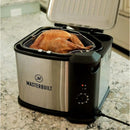10 Liter XL Electric Fryer, Boiler, Steamer in Silver