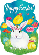 Floral Bunny and Chick-Extra Large Hang Around
