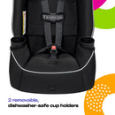 Easy Elite Slim All-in-One Convertible Car Seat - Black