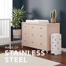 Multi-Color Polka Dot Design with Durable Stainless Steel Construction