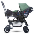 Caboose Graphite Sit Stand Double Stroller - Black