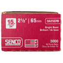 Senco 2-1/2 in. L X 15 Ga. Angled Strip Bright Finish Nails 34 deg 3000 pk, Pack of 3