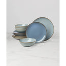 12pc Dinnerware Set Organic Shade Slate Blue