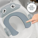 Potty Training Seat with Step Stool Ladder - Grey