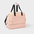 Weekender Bag with Drop-Bottom - Pink