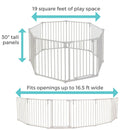 3 in 1 Metal Superyard 8 Panel Play Yard