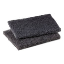 Scotch Brite Griddle Polishing Pad, 4 X 5 1/4, Brown, 20 Per Pack - MMM19970