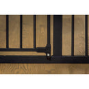Extra Wide Easy Step Metal Walk Through Baby Gate - Black