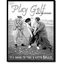 Stooges Lotta Balls Tin Sign