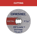 Dremel EZ Lock 1-1/2 in. D X 1/8 in. X 0.05 in. thick Fiberglass Metal Cut-Off Wheel 5 pk