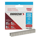 Arrow T50 3/8 in. W X 1/2 in. L 18 Ga. Flat Crown Heavy Duty Staples 1000 pk, Pack of 5