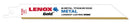 Lenox Gold 6 in. Bi-Metal Reciprocating Saw Blade 18 TPI 5 pk