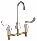 Chicago Faucets Chrome, Gooseneck, Kitchen Sink Faucet, Bathroom Sink Faucet, Manual Faucet Activation, 2.20 gpm - 786-GN1AE3ABCP
