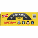 Glad Trash Bag, 30 gal., LLDPE, Coreless Roll, Black, PK 90 - 78952
