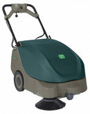 Nobles Walk Behind Sweeper, Battery-Operated, 12 V, 24 in Cleaning Path Width - 1071118