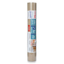 18"x4' Zip-N-Fit Premium Non-Adhesive Ribbed Shelf Liner Taupe