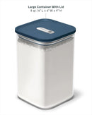 Large Glass Airtight Container - Navy