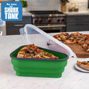 Pizza Pack Silicone Storage Container - Green