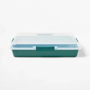 Nonstick Aluminized Steel Cake Pan Set with Lid - Dark Green