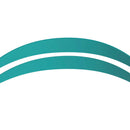 Junior Glide Print Swim Goggles - Turquoise Wave