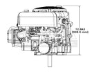 Briggs & Stratton 21R807-0033-F1 1" X 3-5/32" Vertical Electric Intek Series Engine
