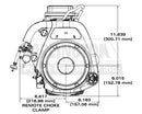 Briggs & Stratton 21R807-0033-F1 1" X 3-5/32" Vertical Electric Intek Series Engine