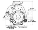Briggs & Stratton 21R807-0072-G1 1" X 3 5-32" Vertical Electric Engine w Muffler