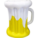 22" Inflatable Beer Mug Cooler - Party Decor, Floating Drink Bucket