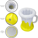 22" Inflatable Beer Mug Cooler - Party Decor, Floating Drink Bucket