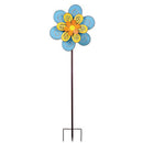 Sunset Vista, Flower Spinner, Turquoise, 55"