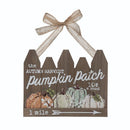Transpac, Fencepost Pumpkin Patch Decor