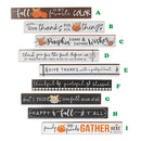 Gerson, Harvest Wooden Signs, 19.5", Assorted and Separately
