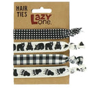 Lazy One, Black Bear Hair Tie Set