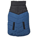 Spot, Color Block Blue Puffer Coat