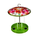 Evergreen, Solar Birdfeeder W/ Floral