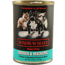 Maximum Bully, Chicken/Mackerel Chunks in Broth, 13.2 oz.