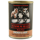 Maximum Bully, Chicken/Beef Cubes in Broth, 13.2 oz.